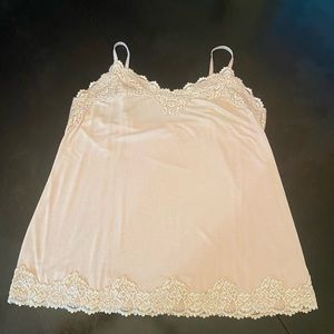 Lane Bryant - The Lace Cami-Size 18/20 - Light Pink/Cream